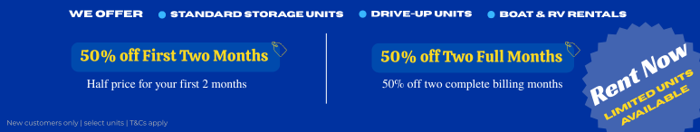 Image showing promotional deals at self storage facility Lighthouse Self Storage Whittier, 10230 Colima Road, Whittier, CA, 90603