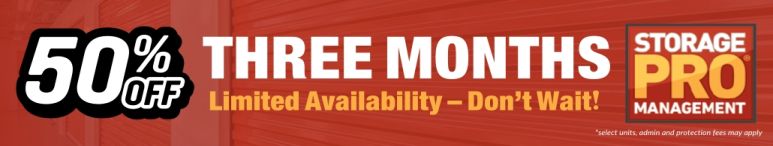 Image showing promotional deals at self storage facility We-Store Mini Storage, 8375 S. Fort Apache Rd., Las Vegas, NV, 89178