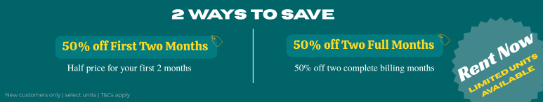 Image showing promotional deals at self storage facility Storage Outlet, 1108 Peck Rd, South El Monte, CA, 91733