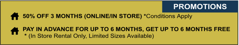 Image showing promotional deals at self storage facility Derrel's Mini Storage, 6625 Wible Rd, Bakersfield, CA, 93313
