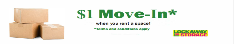 Image showing promotional deals at self storage facility Lockaway Storage, 1563 Jasper St, Aurora, CO, 80011