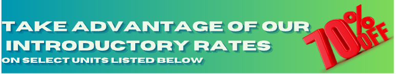 Image showing promotional deals at self storage facility Superior Storage, 3809 Hwy 64 West, Tyler, TX, 75704