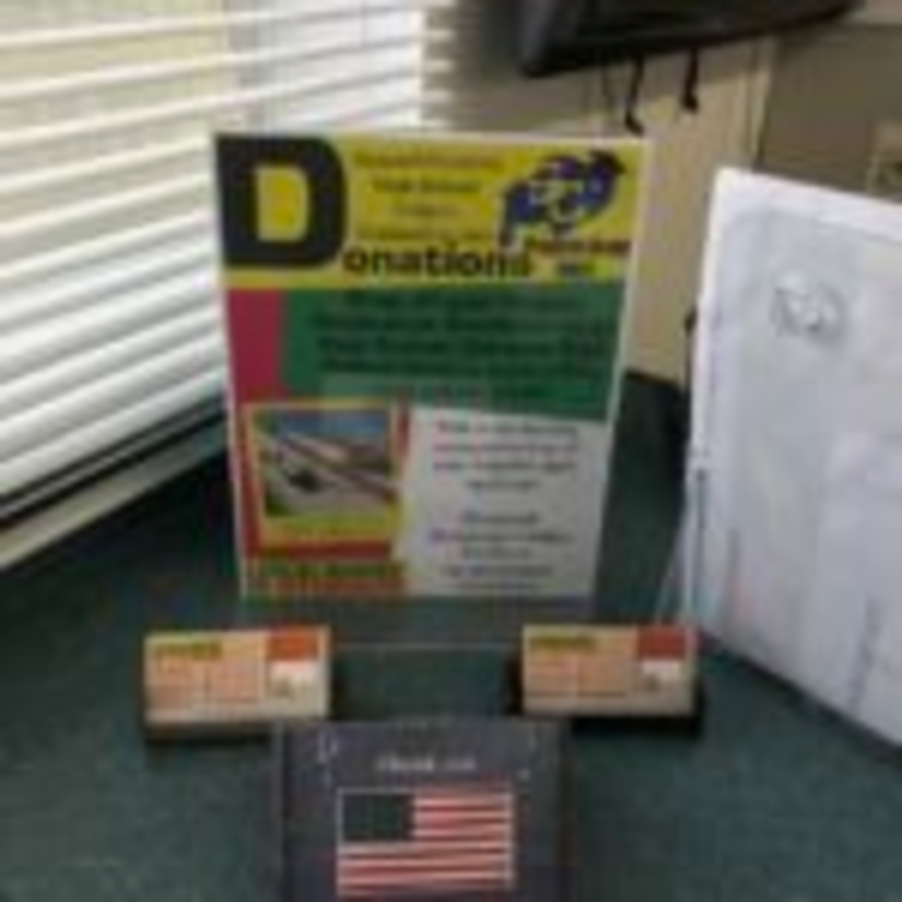 A flyer marking a donation spot for Project Graduation 2017.