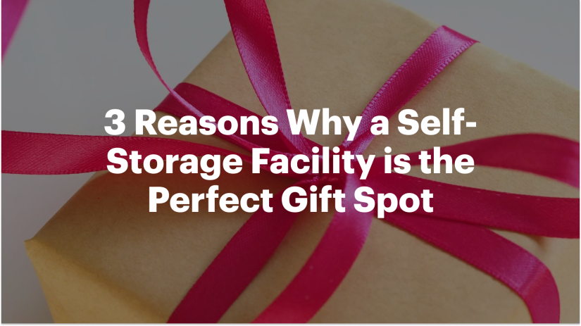 3 Reasons Why a Self-Storage Facility is the Perfect Gift Spot