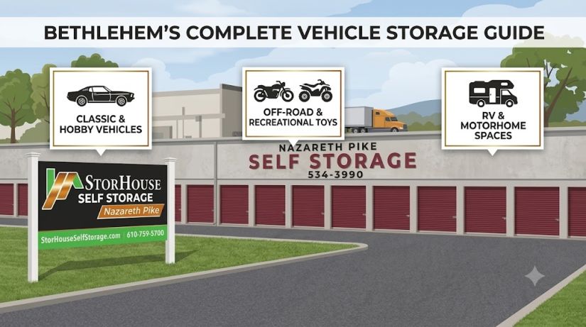 What Types of Vehicles Bethlehem Residents Typically Store