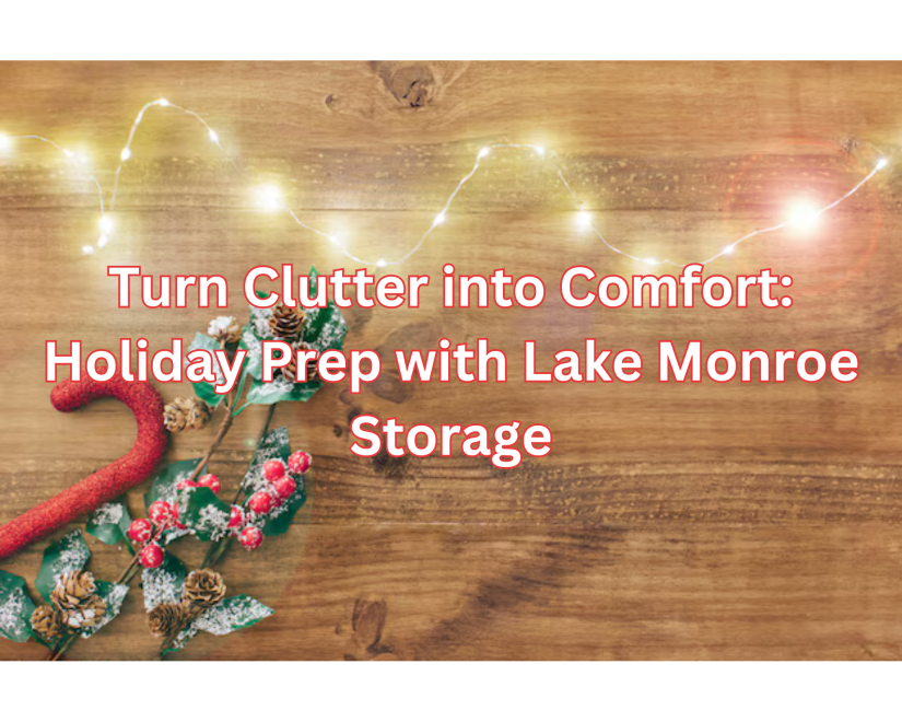 Turn Clutter into Comfort: Holiday Prep with Lake Monroe Storage