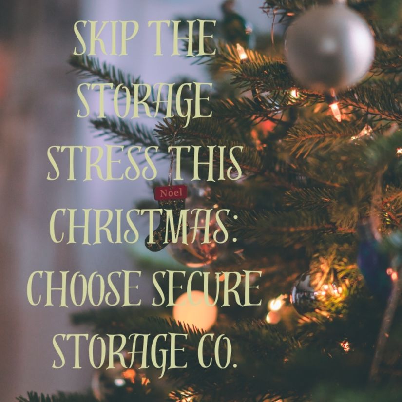 Declutter your Home space before Christmas and rent a storage Unit