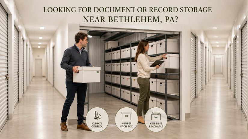 Climate-Controlled Record Storage Near Bethlehem