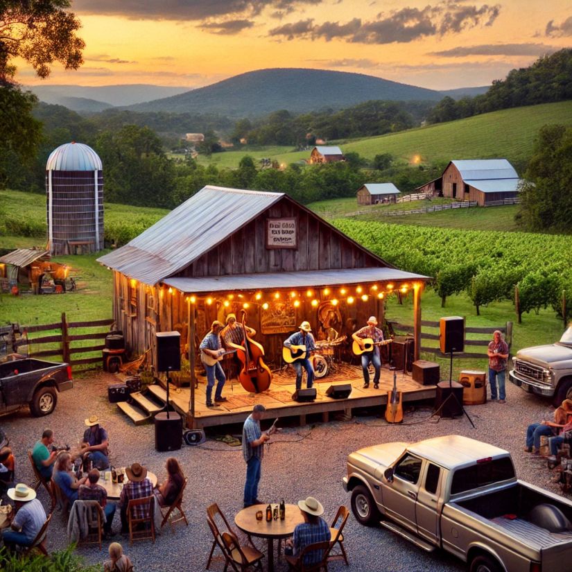 country music in gellatin tennese