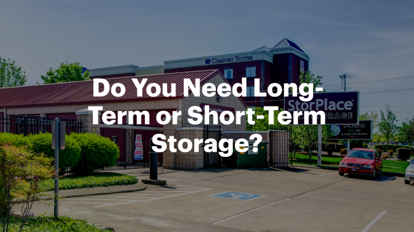 Do You Need Long-Term or Short-Term Storage?
