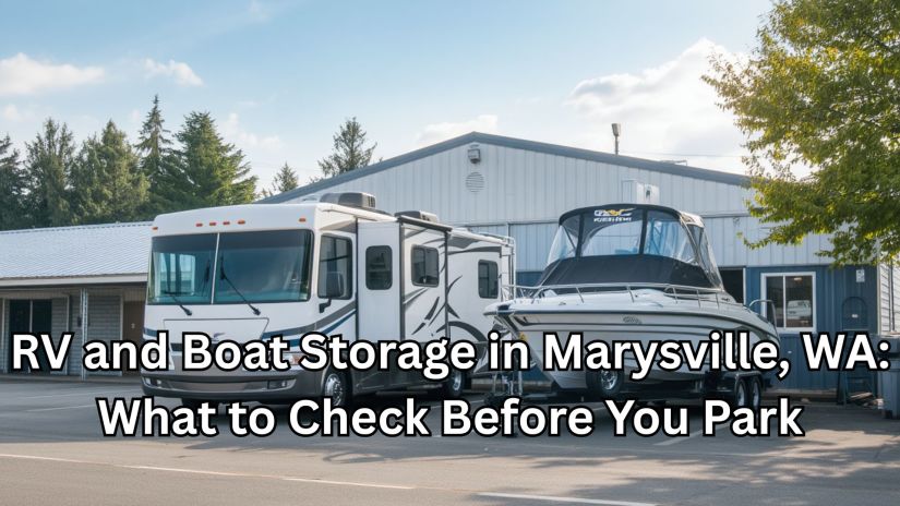 RV and boat storage spaces near Smokey Point in Marysville, WA