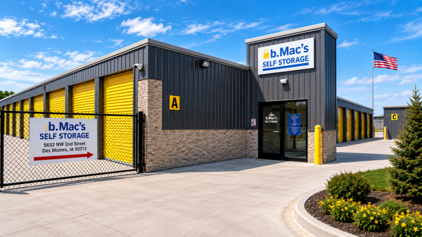 Modern Self-Storage Facility Exterior