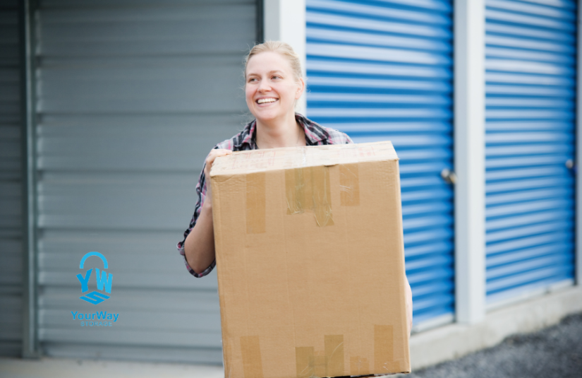 Moving in at YourWay Storage unit