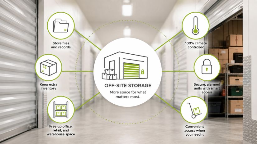 Off-Site Storage Solutions Infographic