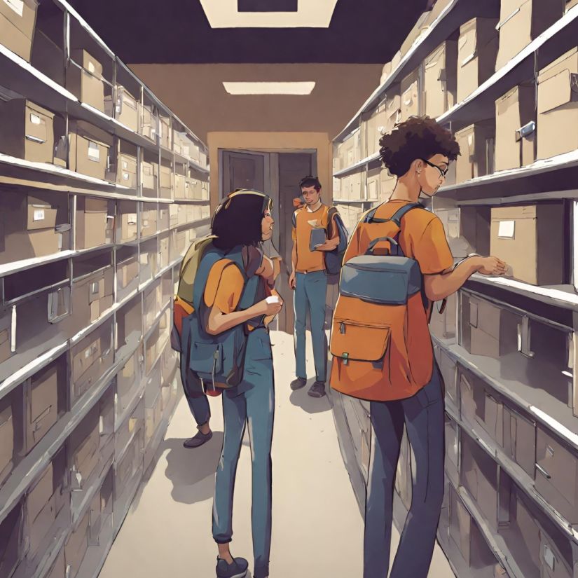 students looking for self-storage