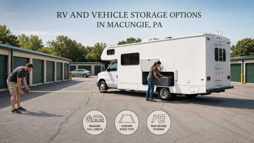 RV and Vehicle Storage in Macungie at StorHouse Self Storage