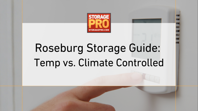 Image of Roseburg Storage Guide: Temperature vs. Climate Control