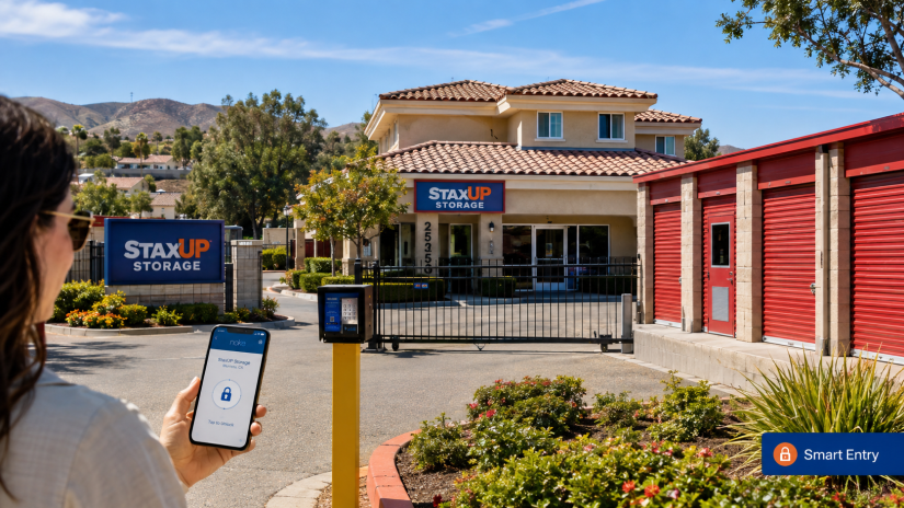 Smart Entry Feature at StaxUP Storage in Murrieta
