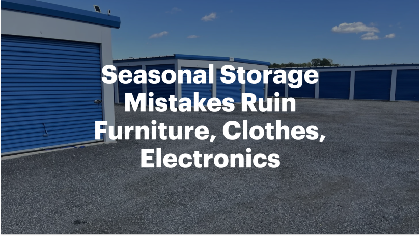 Seasonal Storage Mistakes Ruin Furniture, Clothes, Electronics