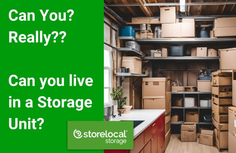 Can you live in a storage unit?