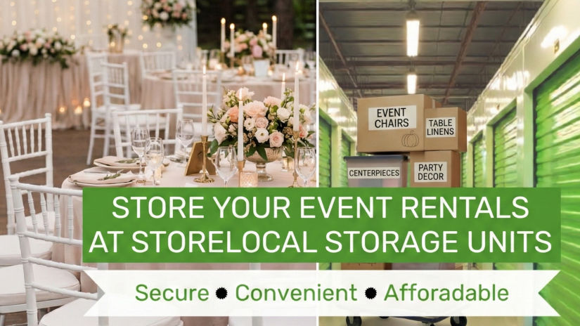 Self-storage units for Event businesses in Hercules