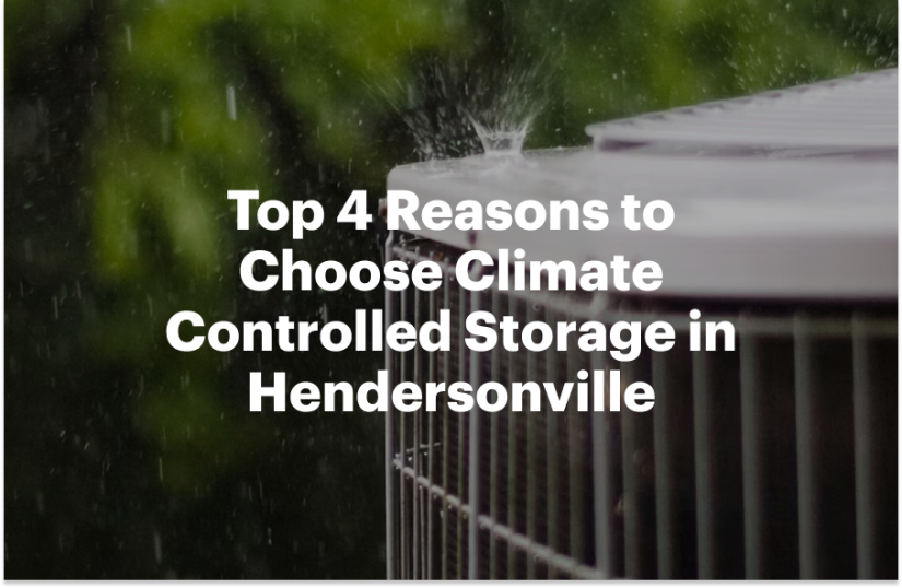 Top 4 Reasons to Choose Climate Controlled Storage in Hendersonville