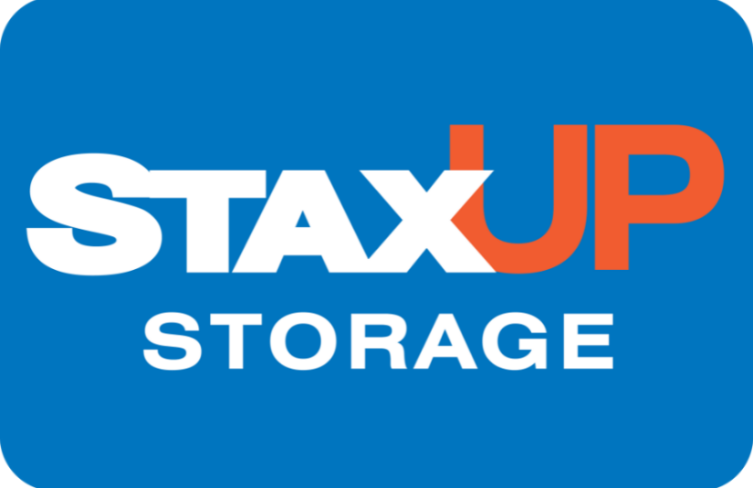 The StaxUP Storage logo.