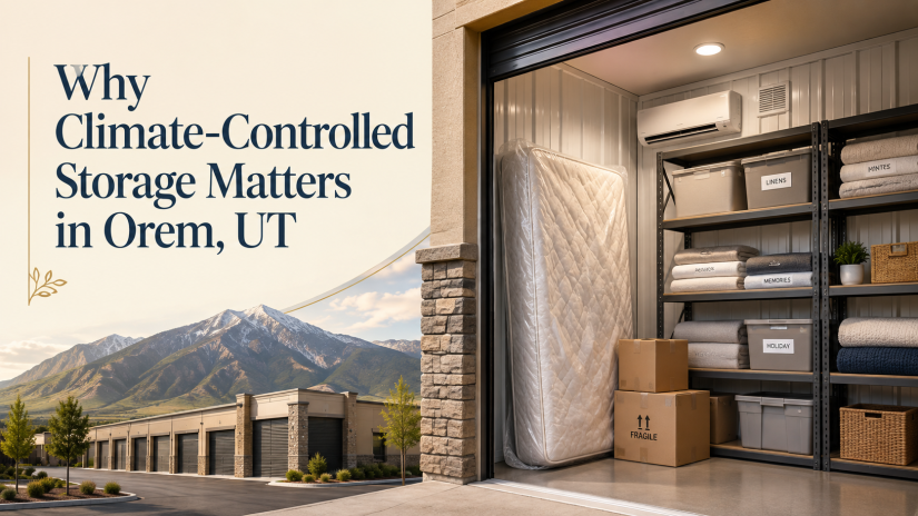 Climate-Controlled Storage in Orem, UT