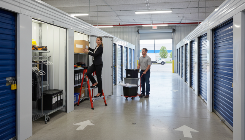 Business storage tips features organization self-storage LaGrange