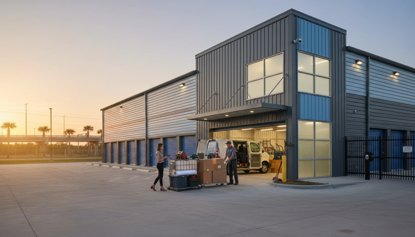 Business storage secures equipment inventory flexible solutions