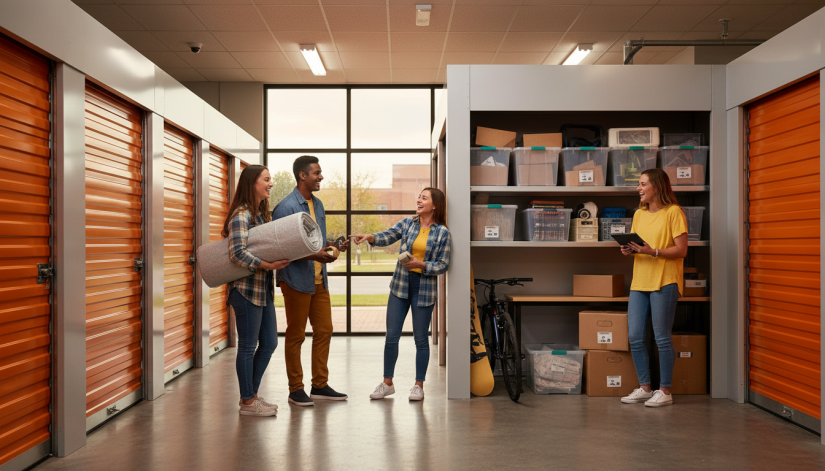 Affordable student storage simplifies Burton college moves