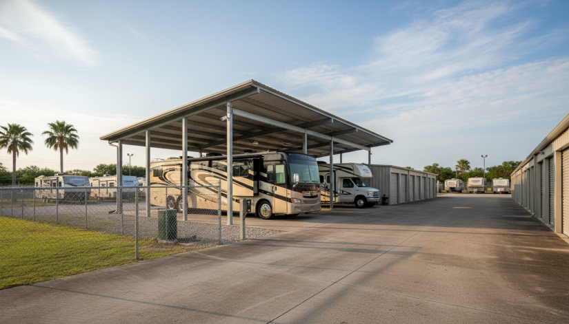 RV storage tips costs options protection Prairieville