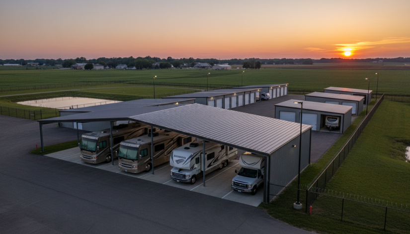 RV storage types, prices, tips, facilities Jefferson
