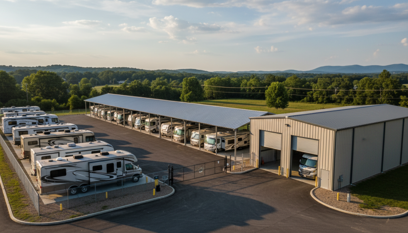 RV storage options, security tips, pricing explored