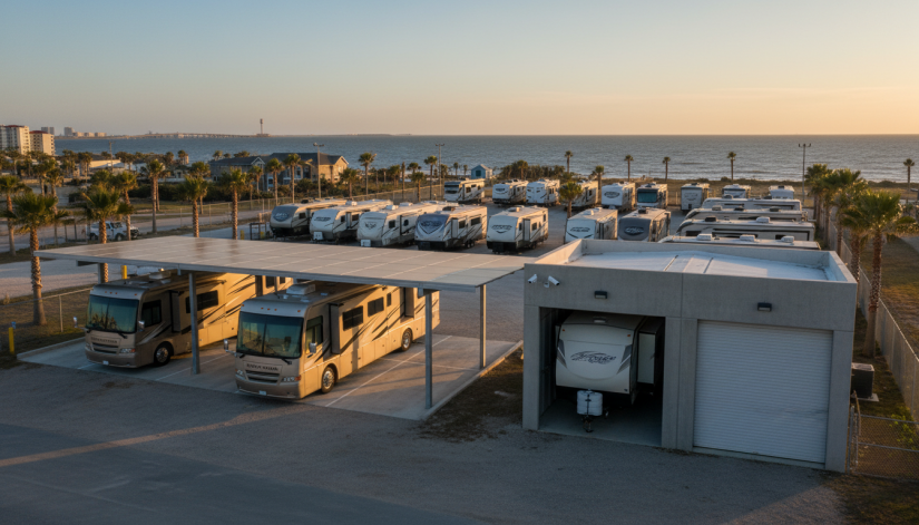 RV storage options available in Gautier MS