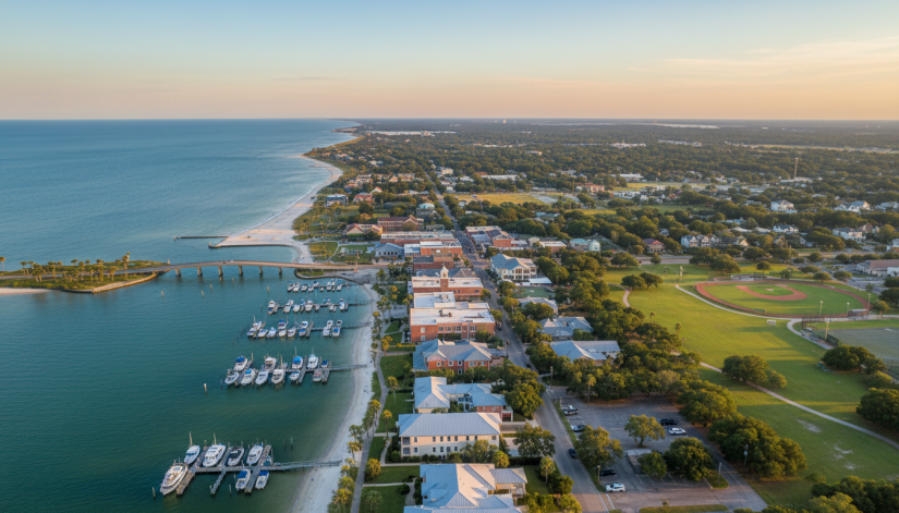 Ocean Springs offers living, jobs, schools, storage.