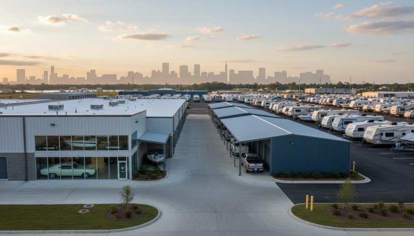 Pascagoula offers various indoor and outdoor vehicle storage.