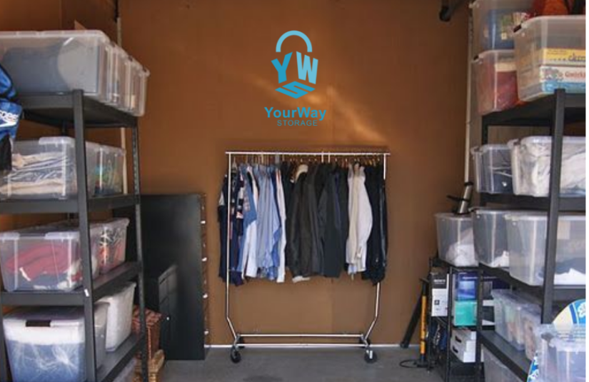 Organized storage unit at YourWay Storage