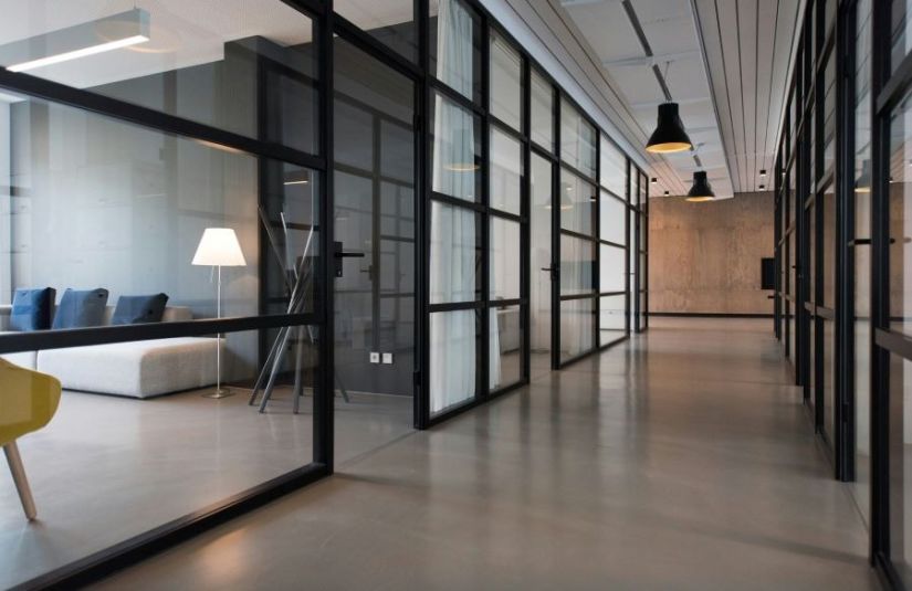 A clean, organized office space.