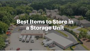 Best Items to Store in a Storage Unit