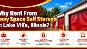 Easy Space Self Storage in Lake Villa IL - locally owned storage with 12-month rate lock guarantee