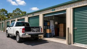drive-up storage Lehigh Acres FL with easy access units and vehicle loading