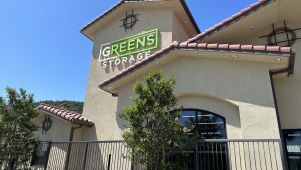 The front entrance of Greens Storage Escondido.