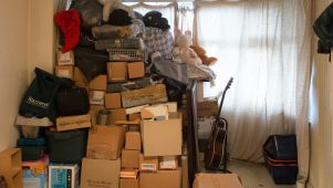 Personal items in a home