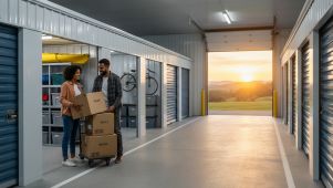 Mini storage guide covering sizes security options