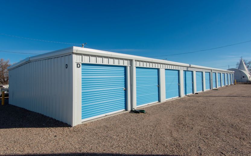 Drive-up storage units at All-Rite Storage in Cheyenne WY