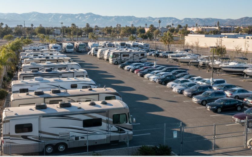 graphicof outdoor vehicle storage