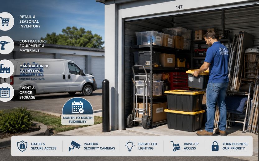 Commercial storage at Lakestone storage