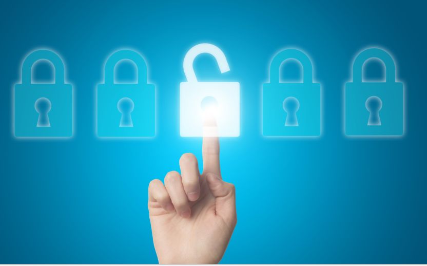 finger on multiple digitial locks