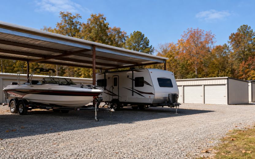 Seasonal boat and RV storage in Eatonton